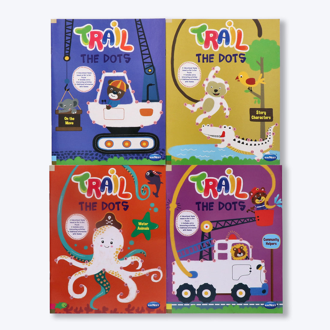 Trail the dots is a theme-based carefully levelled series that includes interesting puzzles that will excite your child. Pack Of 1