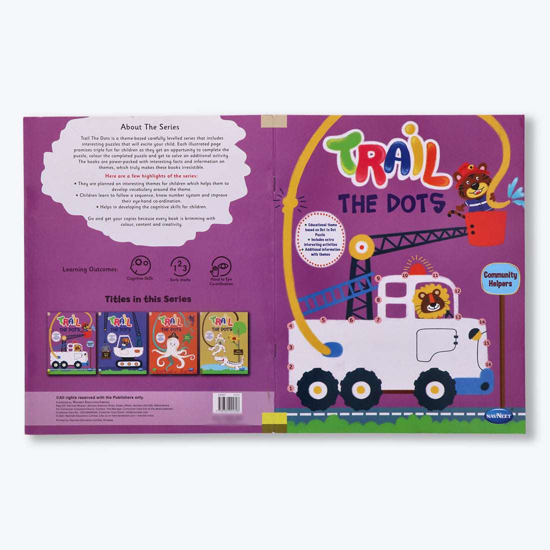 Trail the dots is a theme-based carefully levelled series that includes interesting puzzles that will excite your child.