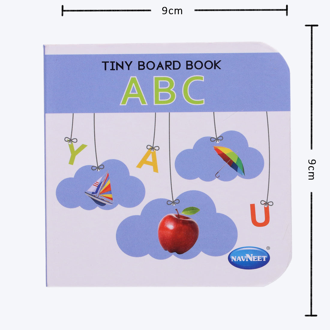 Navneet Tiny Board Book Library- Best Picture board books for babies & toddlers: 5 Books- ABC, Numbers, Hindi Varnamala, Shapes and Colours,Domestic and Aquatic animals- Early Learning Books