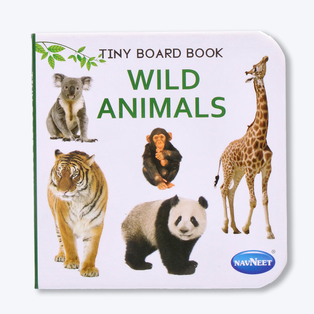 Navneet Tiny Board Book Library- Best Picture board books for tiny tots: 5 Books- Birds, Wild animals, Fruits, Vegetables, Vehicles- Early Learning Books