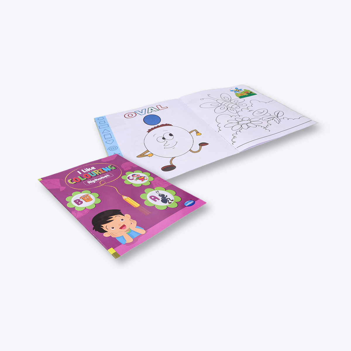 Navneet I Like Colouring book series(Alphabet, Numbers,Ka Kha Gha and shapes) age approipriate colouring books Youva colours