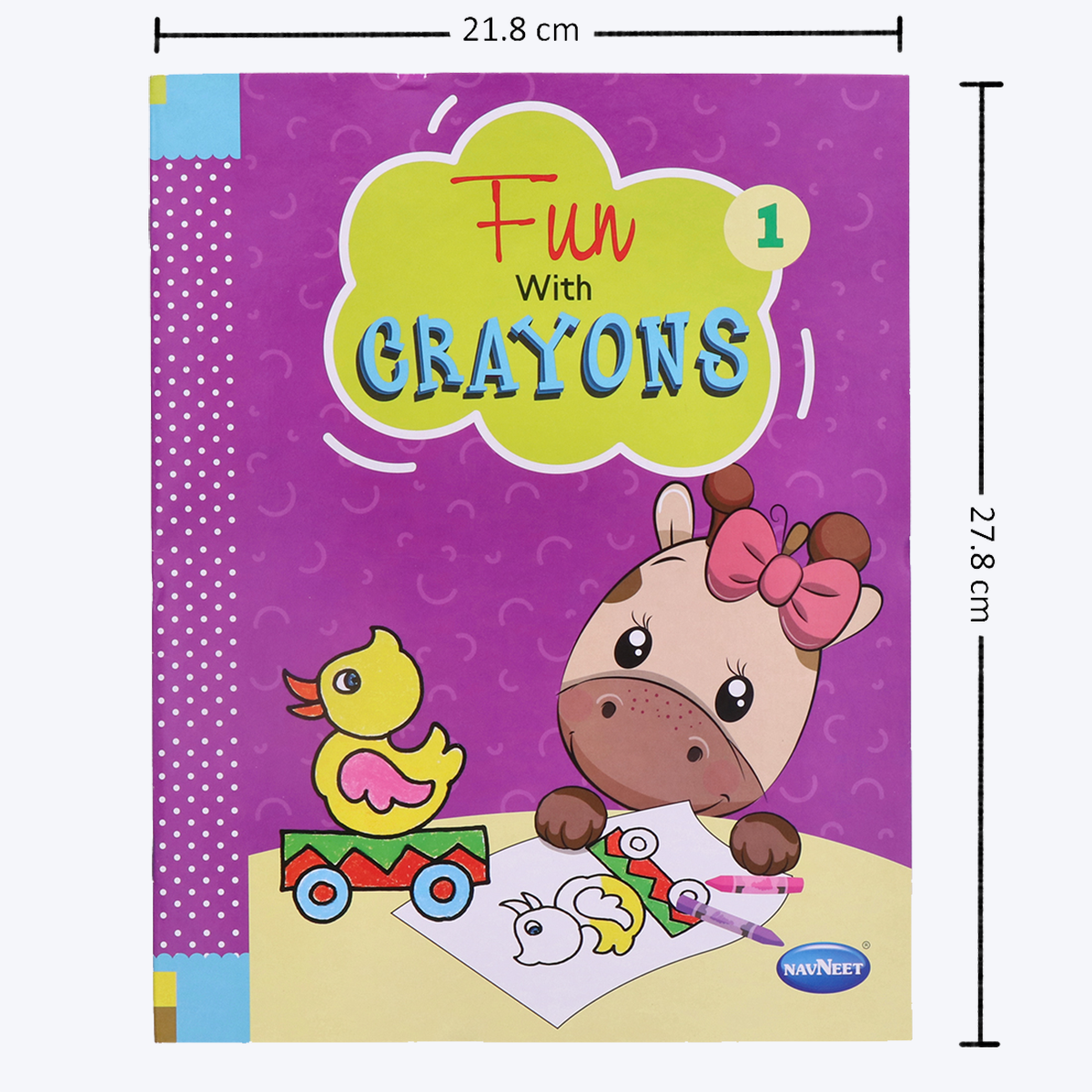 Navneet Fun with Crayons series set of 4 books with different images