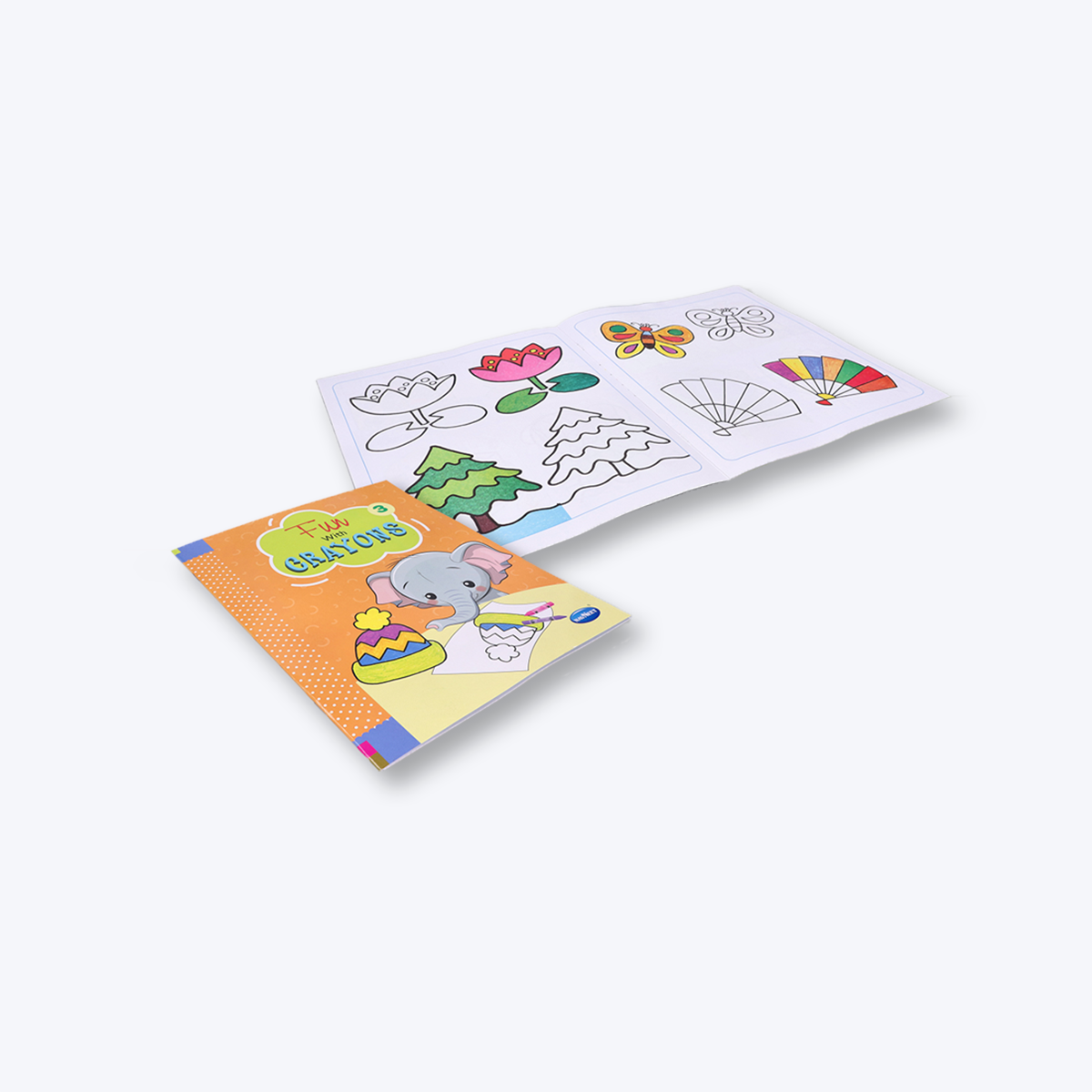 Navneet Fun with Crayons series set of 4 books with different images