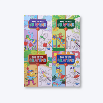 Navneet More Fun with crayons - Part 1- 4 colouring book series