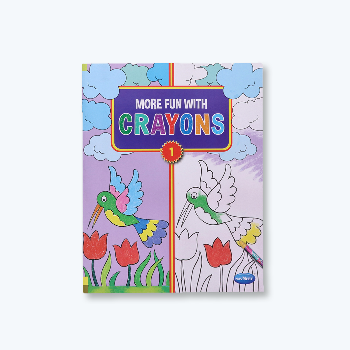 Navneet More Fun with crayons - Part 1- 4 colouring book series