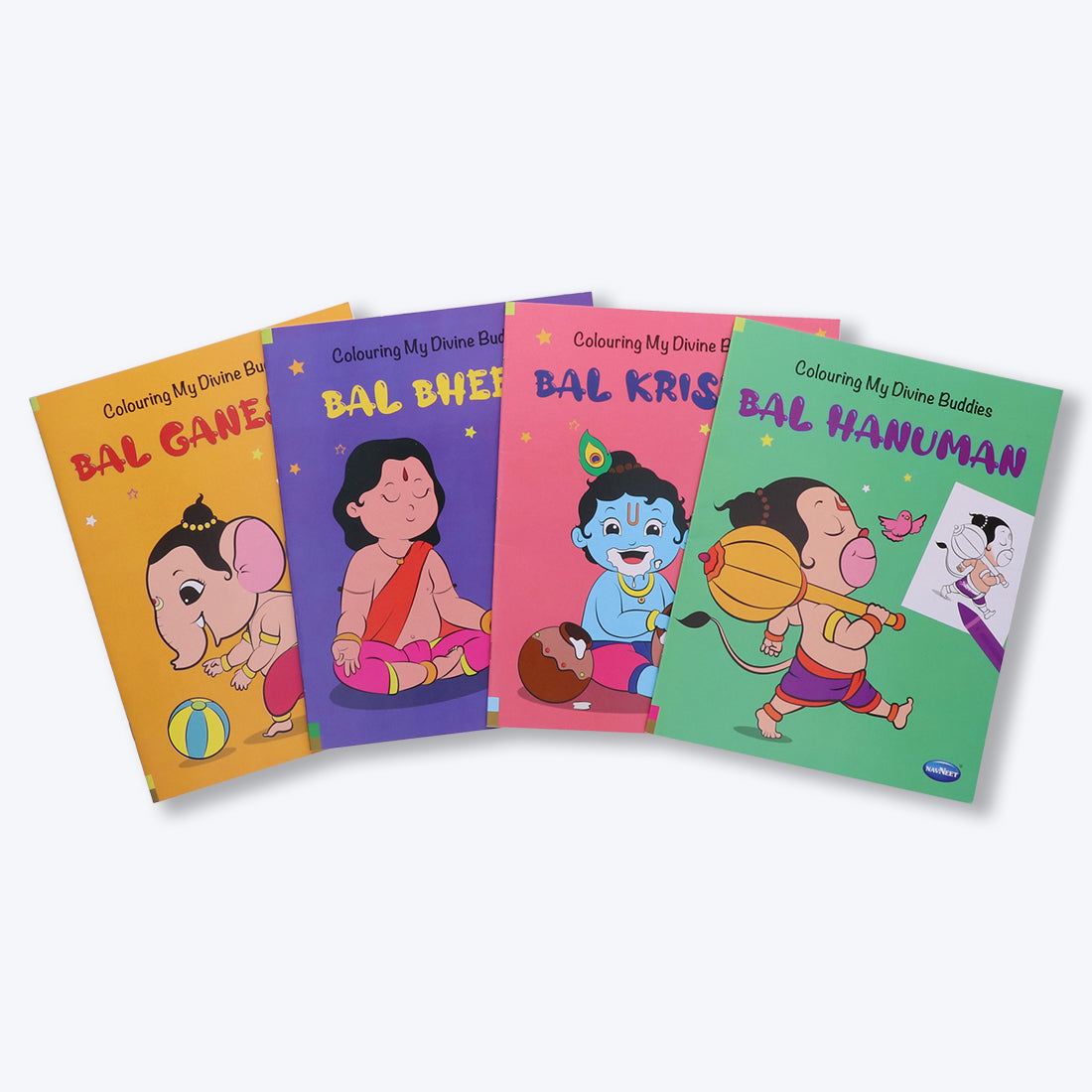 Navneet Colouring My Divine Buddies series- Bal Ganesha, Bal Krishna, Bal Hanuman and Bal Bheem series.