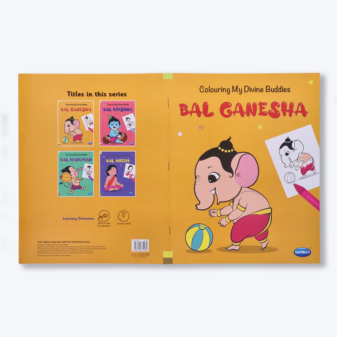 Navneet Colouring My Divine Buddies series- Bal Ganesha, Bal Krishna, Bal Hanuman and Bal Bheem series.