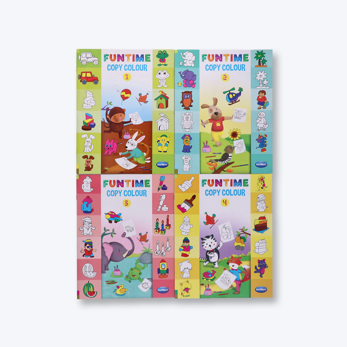 Navneet Funtime copy colour Book series set of 4 books