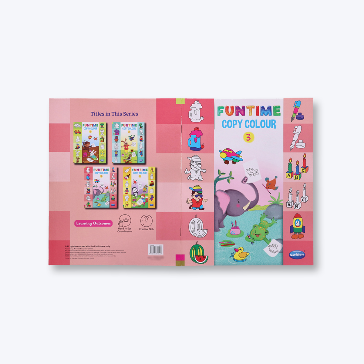 Navneet Funtime copy colour Book series set of 4 books