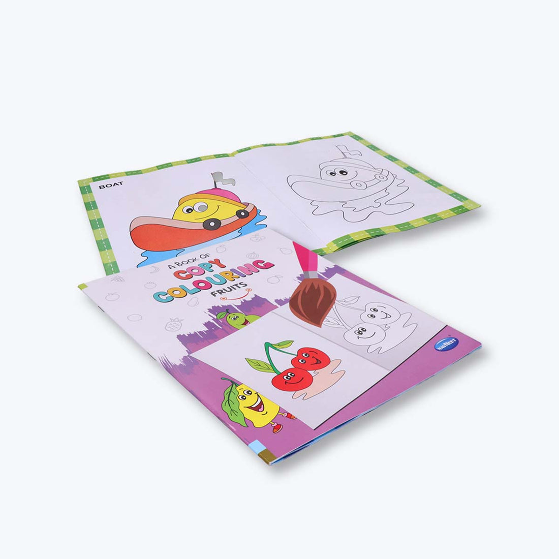 Navneet A Book of copy colour - Themes - Vegetables, Fruits, Flowers, Vehicles