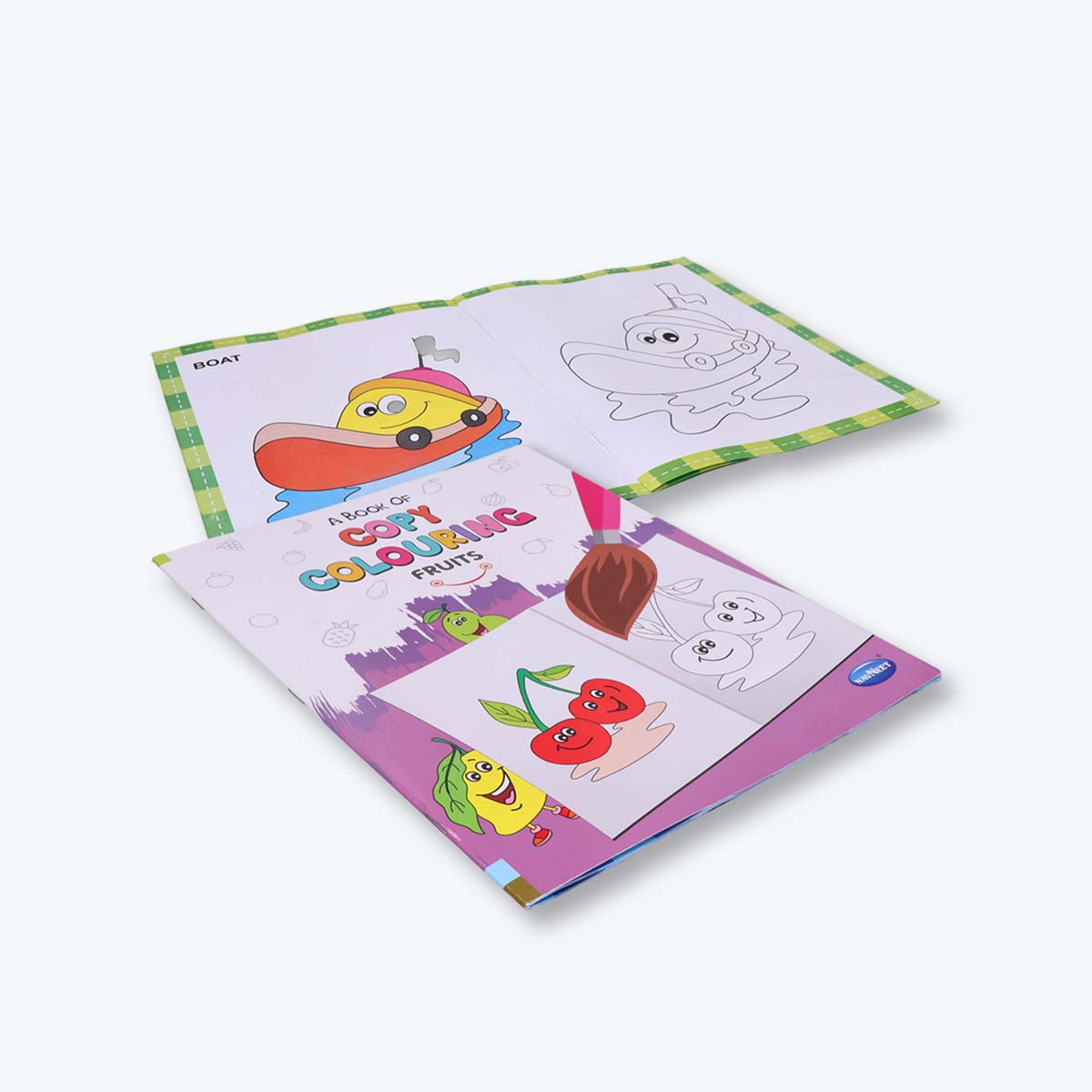 Navneet A Book of copy colour - Themes - Vegetables, Fruits, Flowers, Vehicles