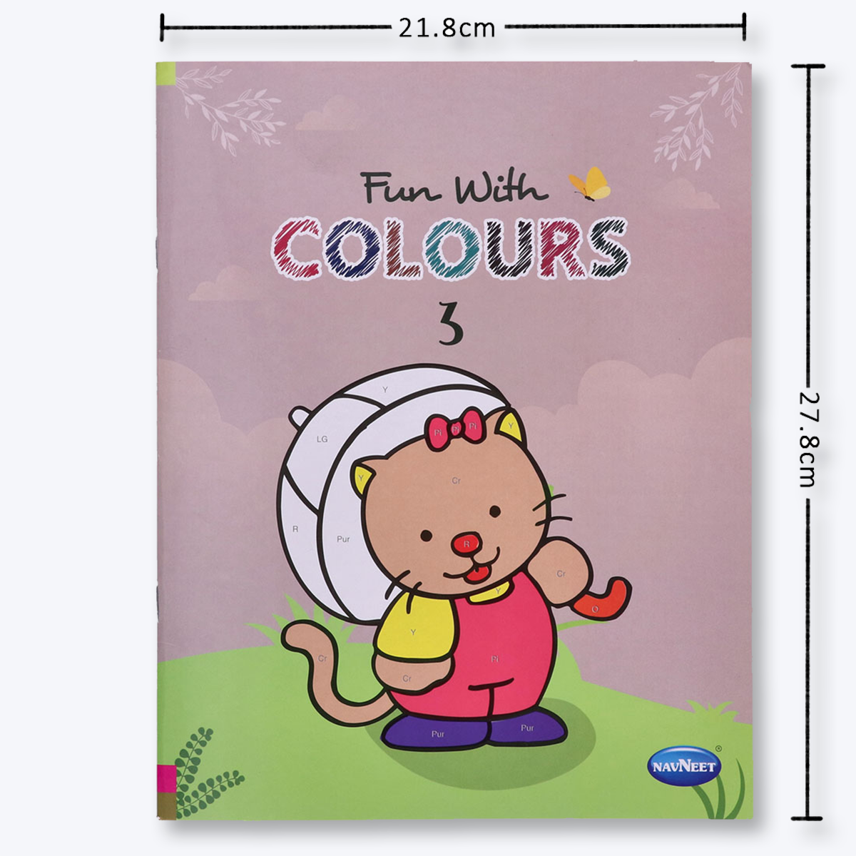 Navneet Fun with colour book series - I to IV colouring book series for children