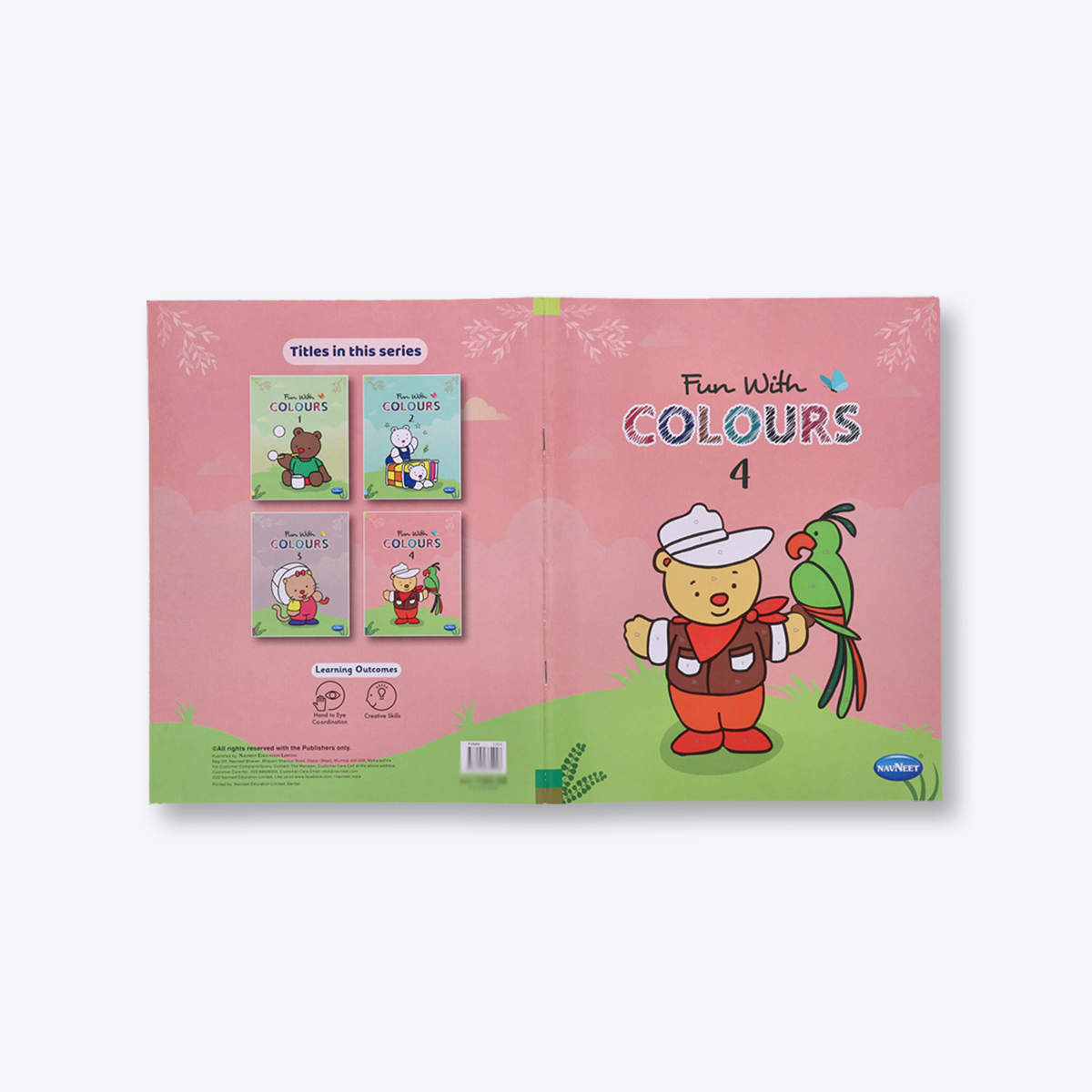 Navneet Fun with colour book series - I to IV colouring book series for children