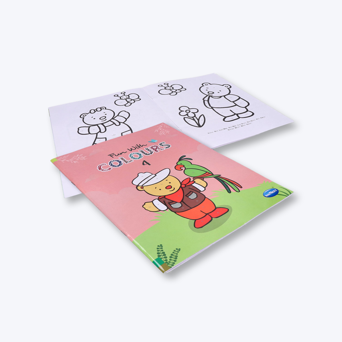 Navneet Fun with colour book series - I to IV colouring book series for children