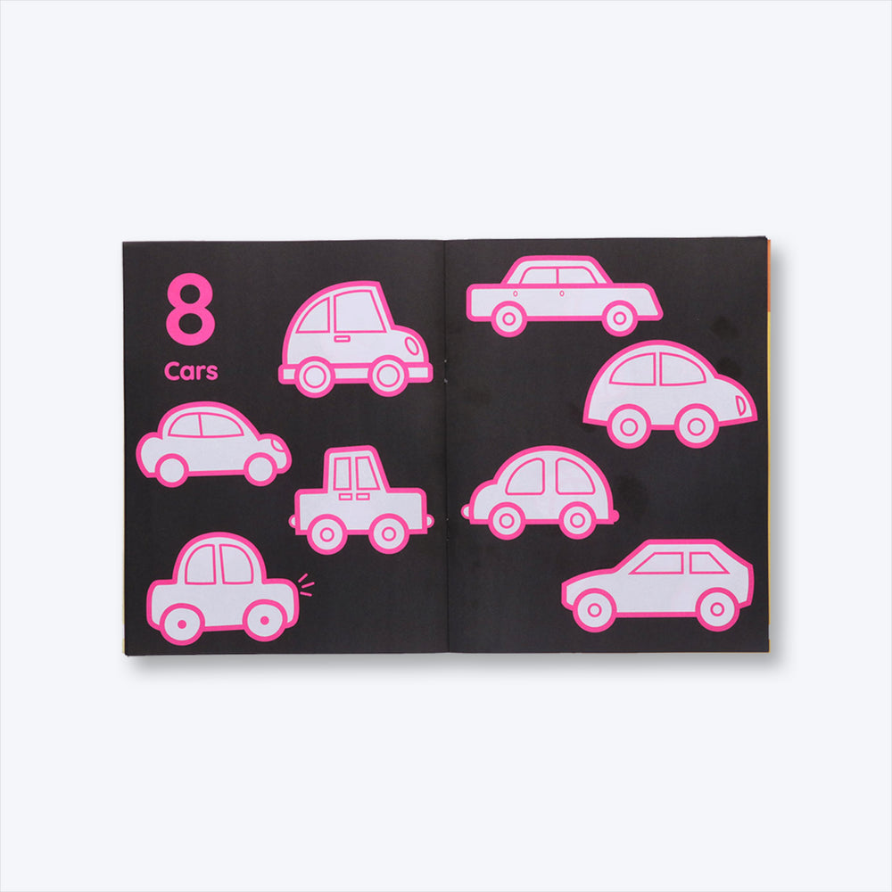 Navneet Neon Colouring Book series Shapes and Numbers bright neon colouring books for kids