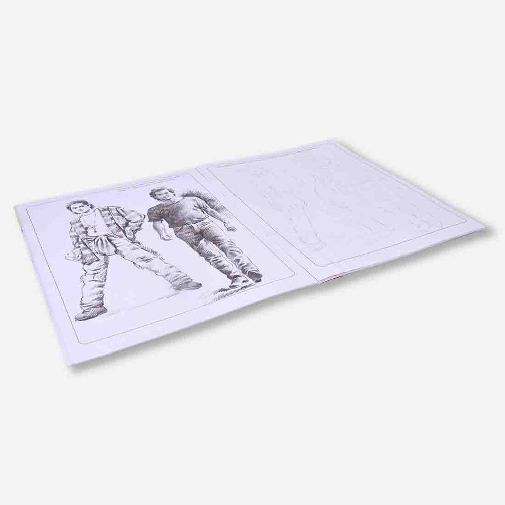 Navneet Learn Pencil Shading Sketching 1 and 2  For Elementary Art Preparation | How to draw sketches - Pack of 2 Books