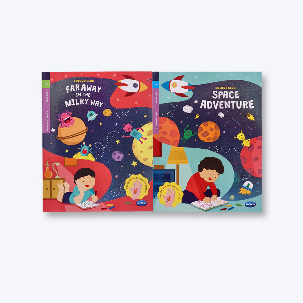 Navneet Colour Far away in the middle and Space Adventure