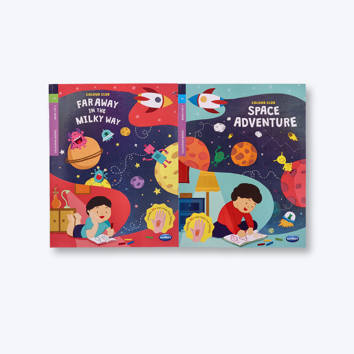 Navneet Colour Far away in the middle and Space Adventure