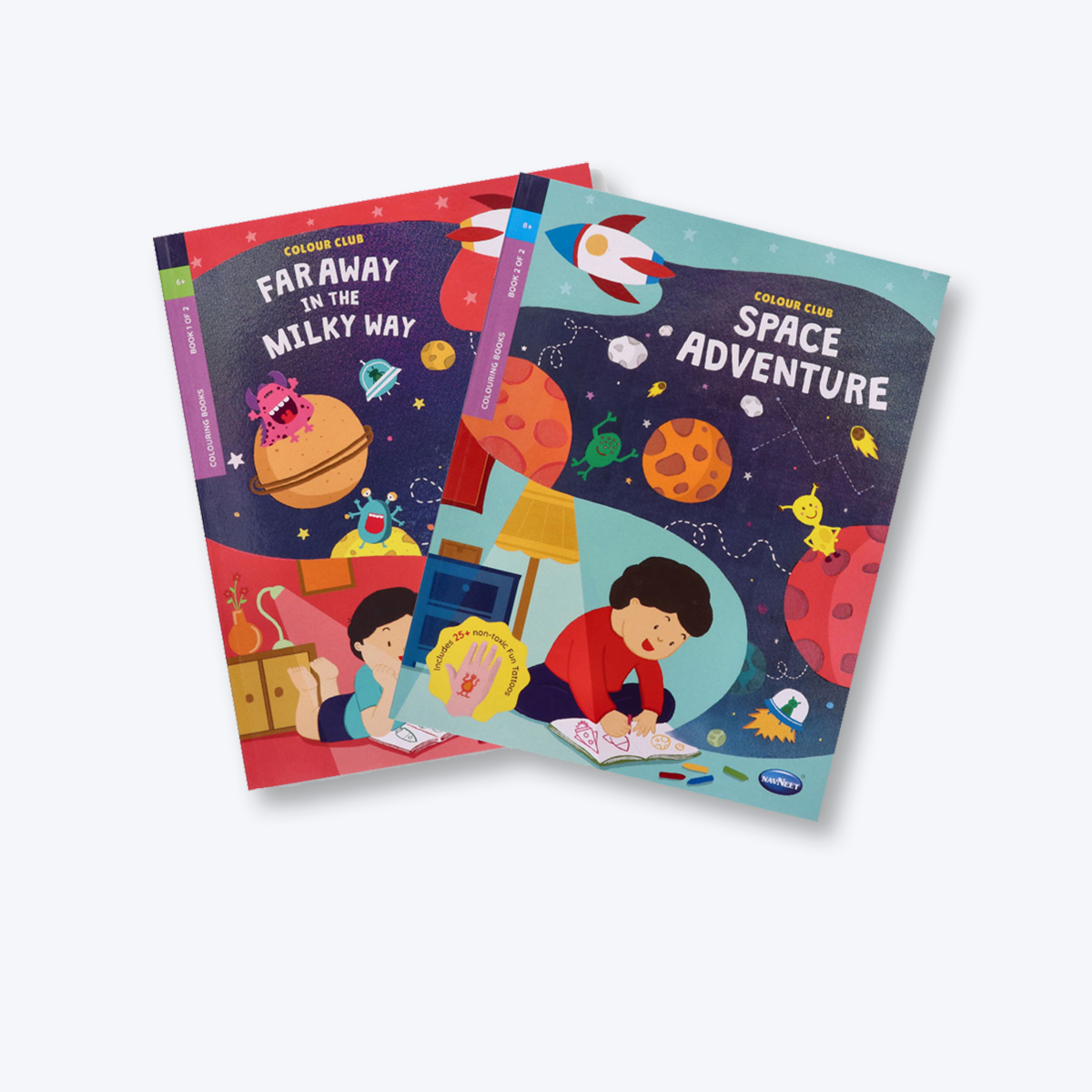 Navneet Colour Far away in the middle and Space Adventure