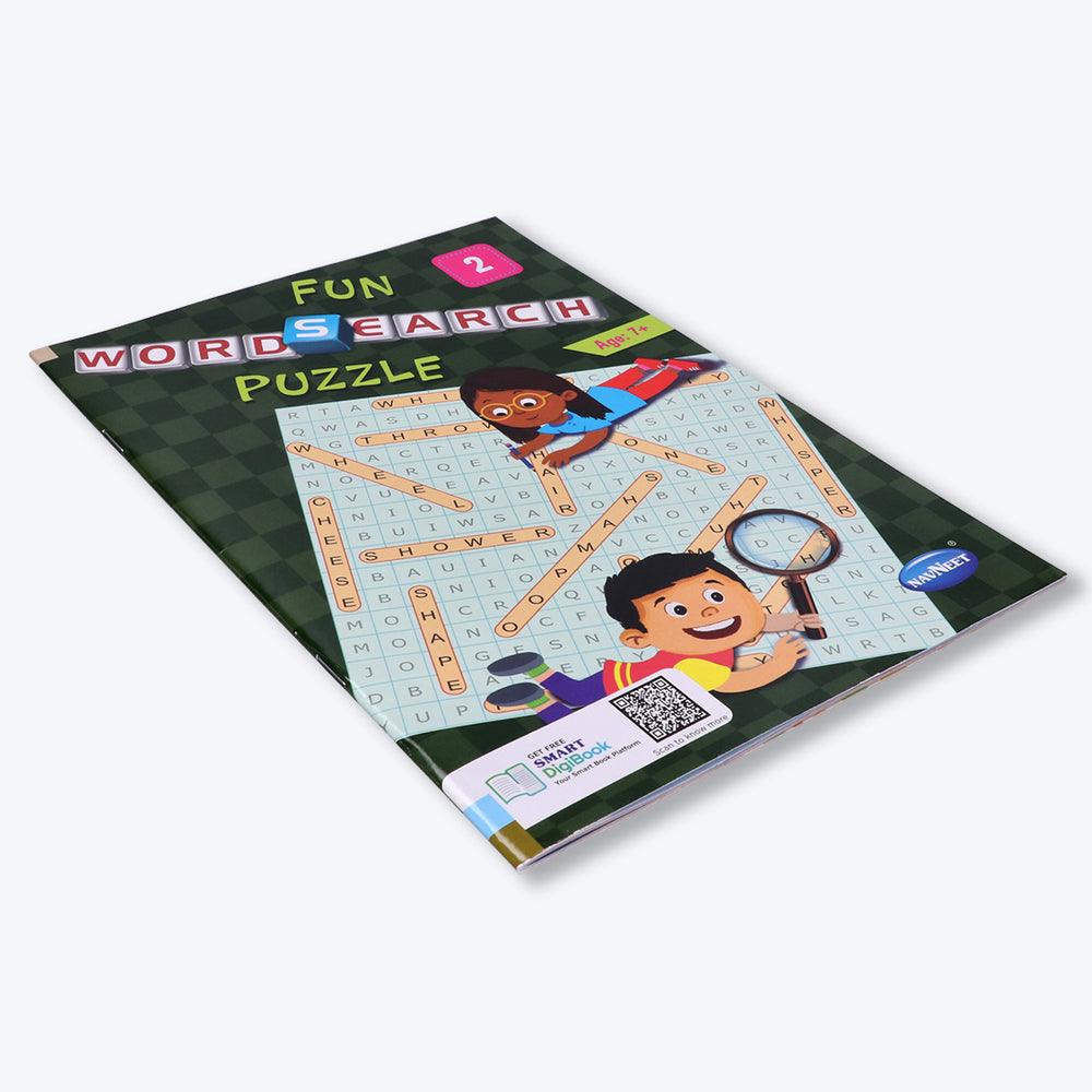 Navneet Fun word Search Puzzles - 1 and 2 Book- Word search and other puzzles book