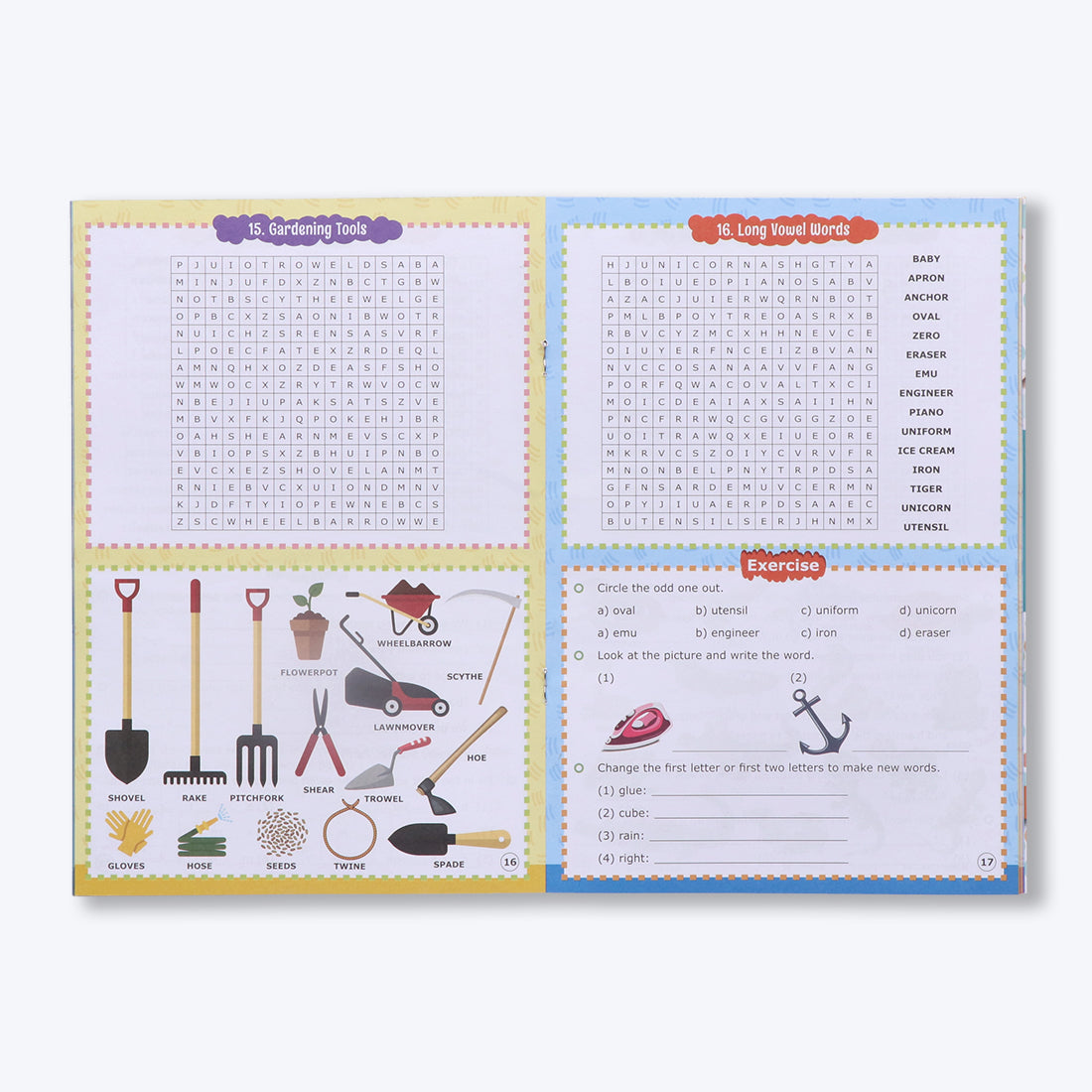 Navneet Fun word Search Puzzles - 1 and 2 Book- Word search and other puzzles book
