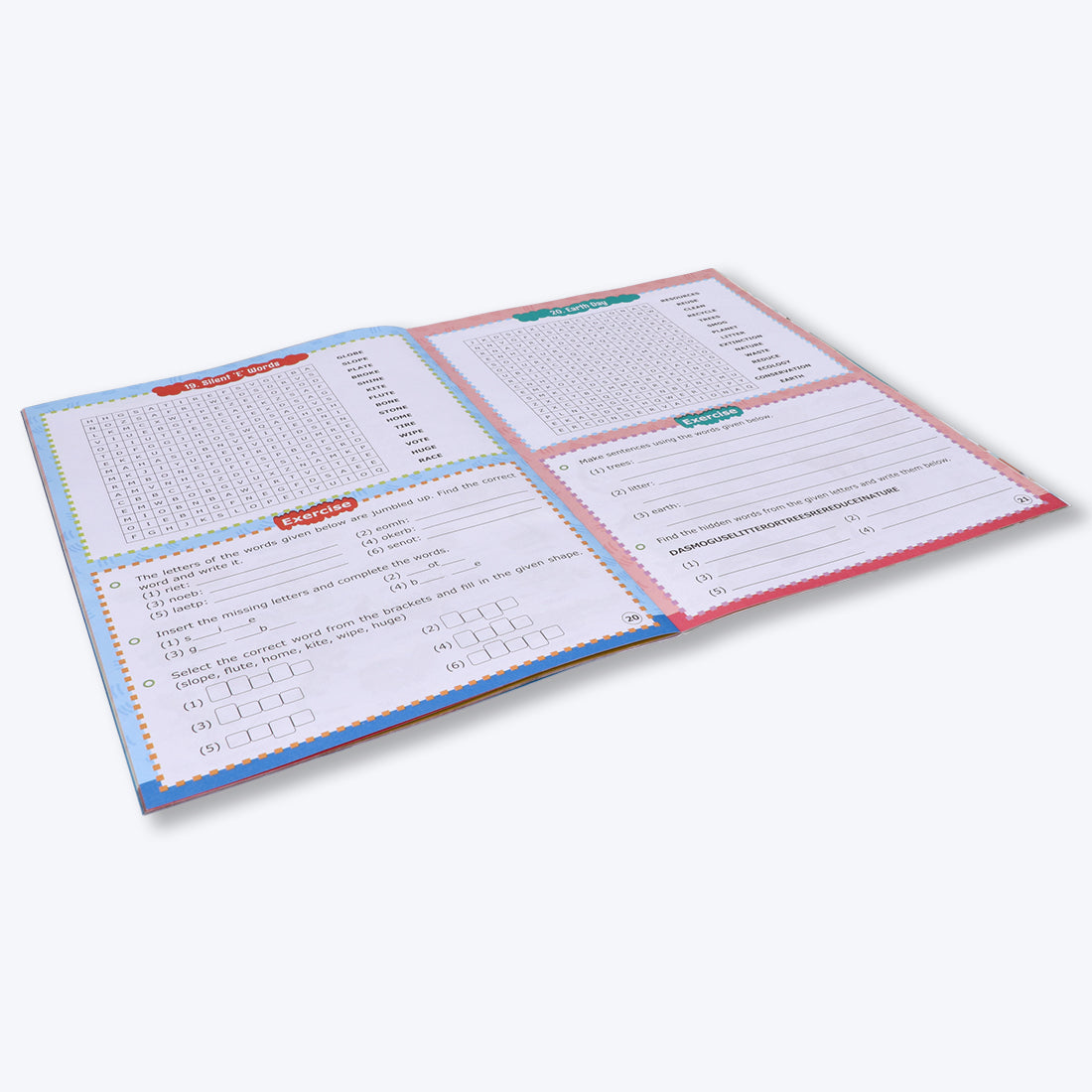 Navneet Fun word Search Puzzles - 1 and 2 Book- Word search and other puzzles book