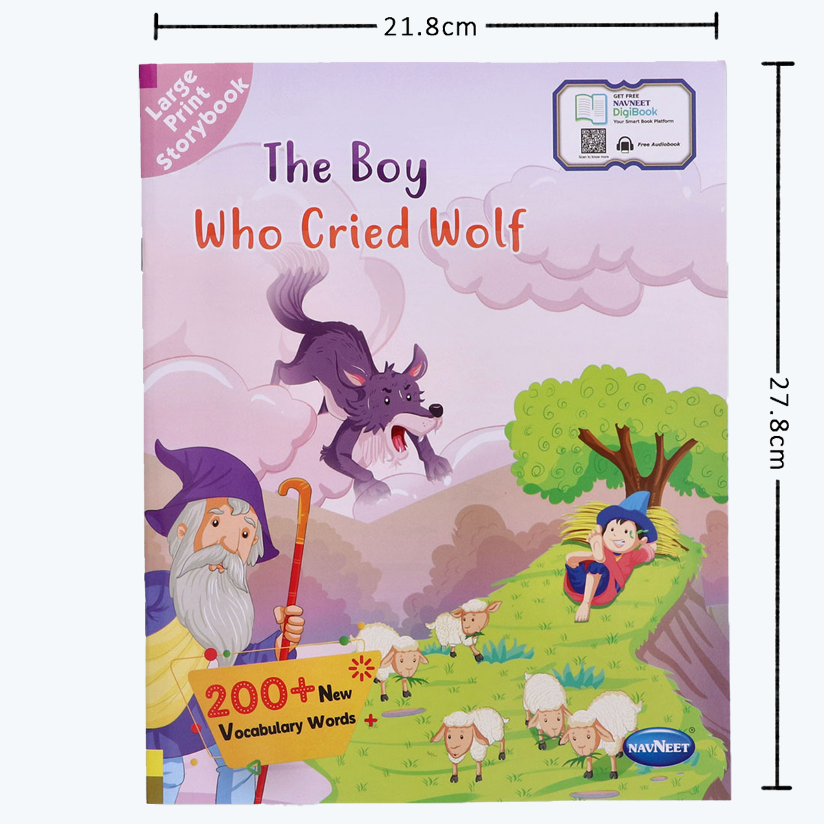 Navneet Large Print Storybooks 3- Set of 3 books with 200+ Vocabulary Words- With Colourful Illustrations- Read aloud stories- Bedtime Stories- Audio Book- Social-Emotional