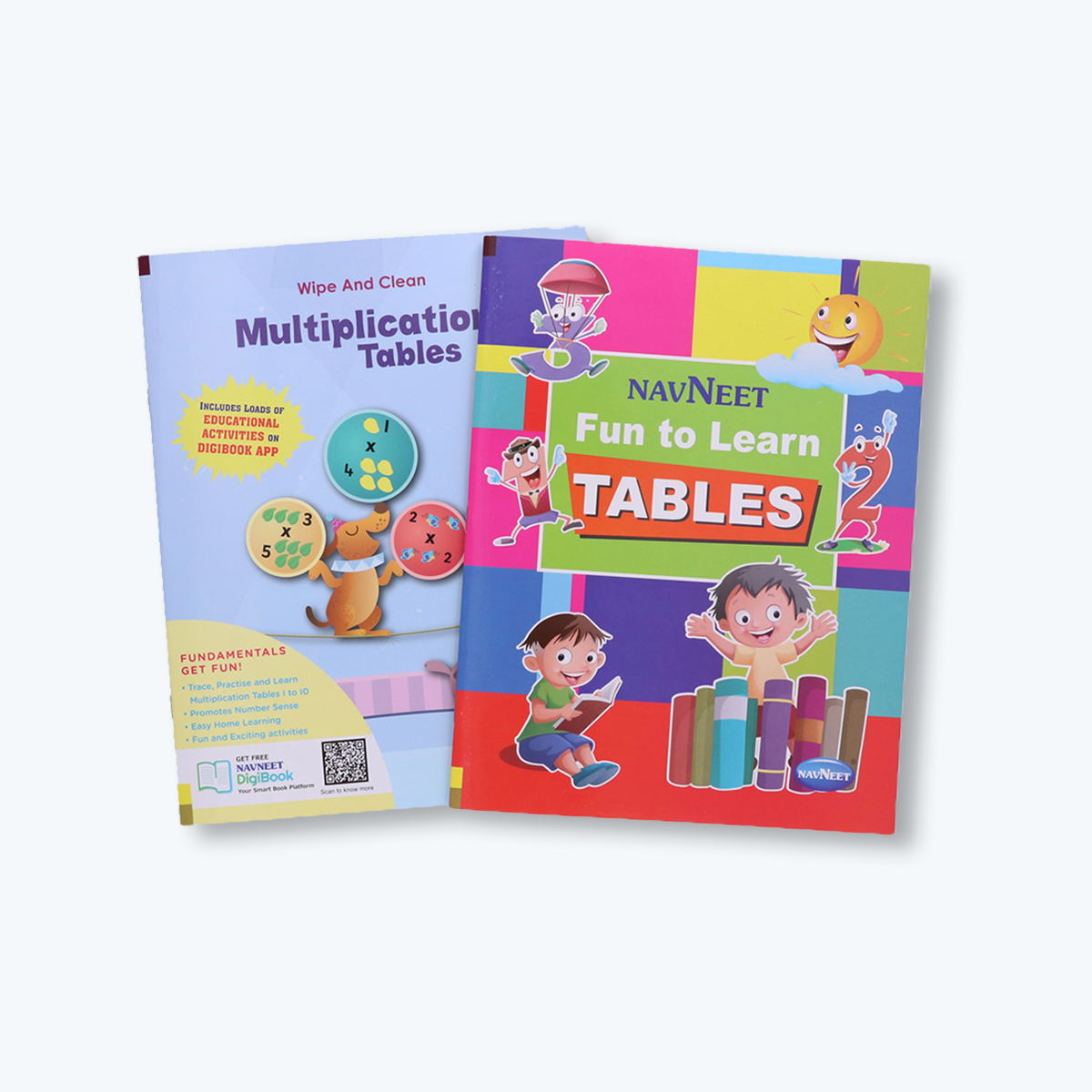Navneet's Wipe and Clean Multiplication and Fun to Learn Tables series,Multiplication Tables From 1 - 20 with Fun and Easy Math Activities for Children