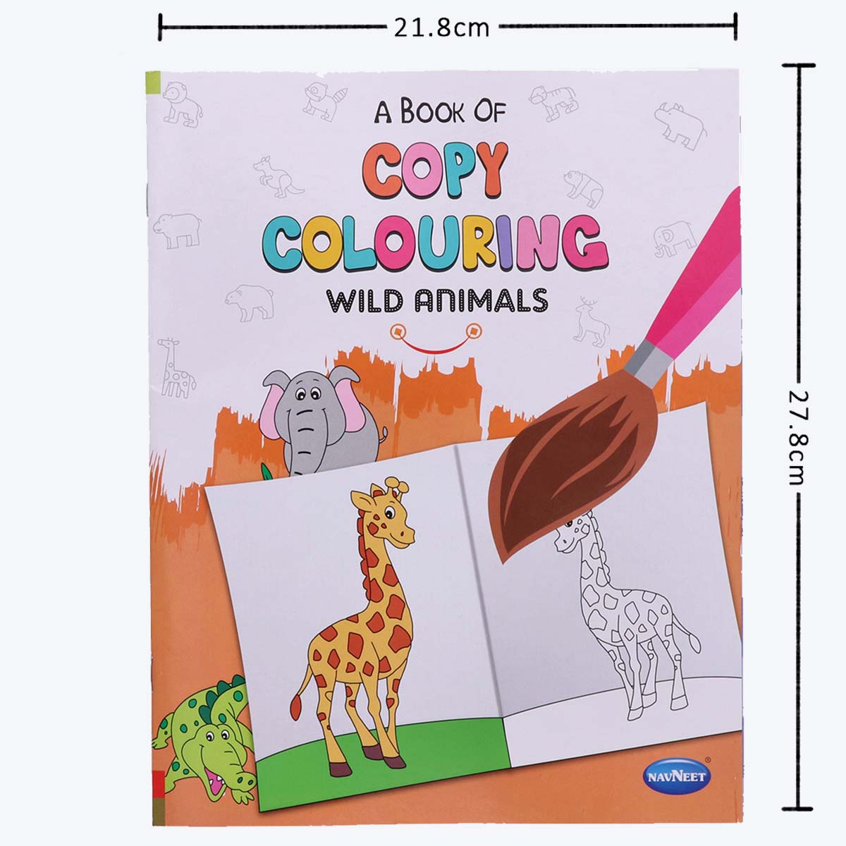 Navneet A Book of copy colour - Themes - Birds, wild Animals, Pet Animals, Good Manners, Holidays