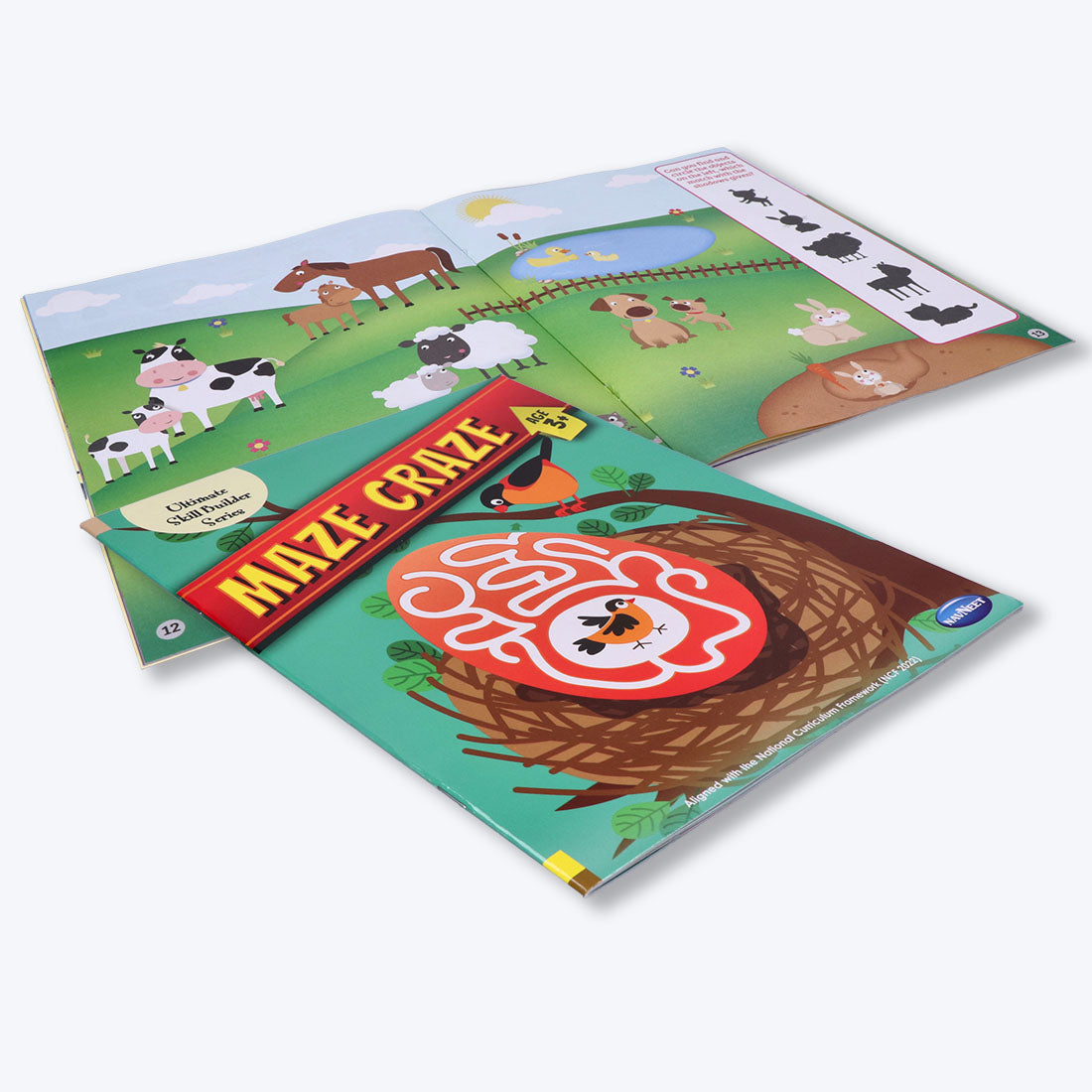 Navneet Maze Craze and Hidden Picture for 3+ age set of 2 books packed with activities