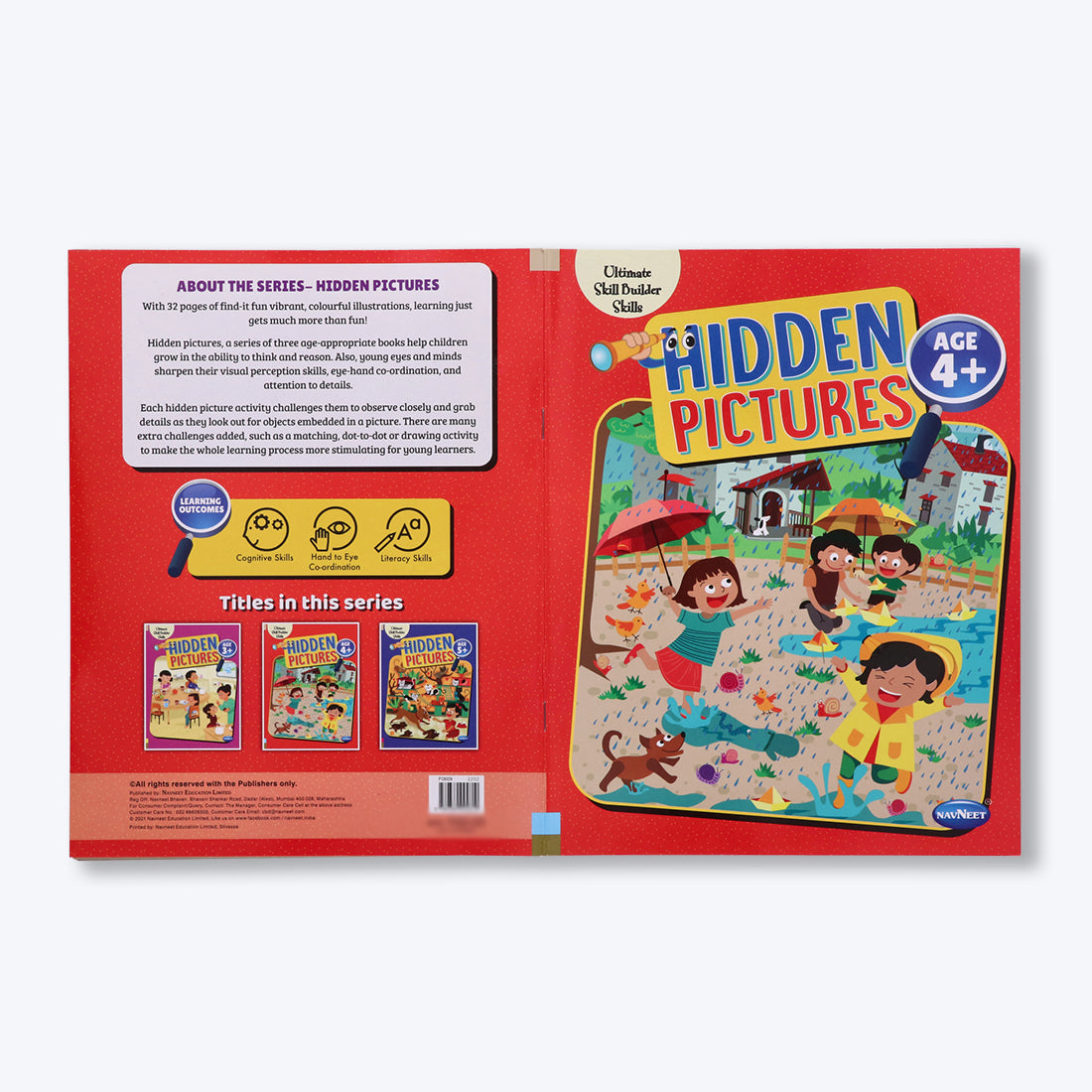 Navneet Maze Craze and Hidden Picture for 4+ age set of 2 books packed with activities