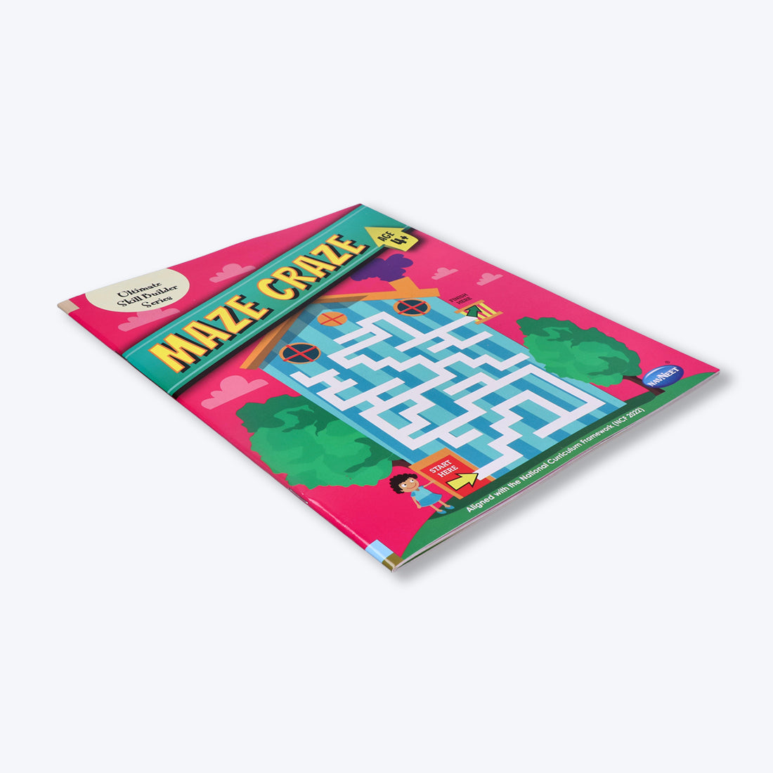 Navneet Maze Craze and Hidden Picture for 4+ age set of 2 books packed with activities