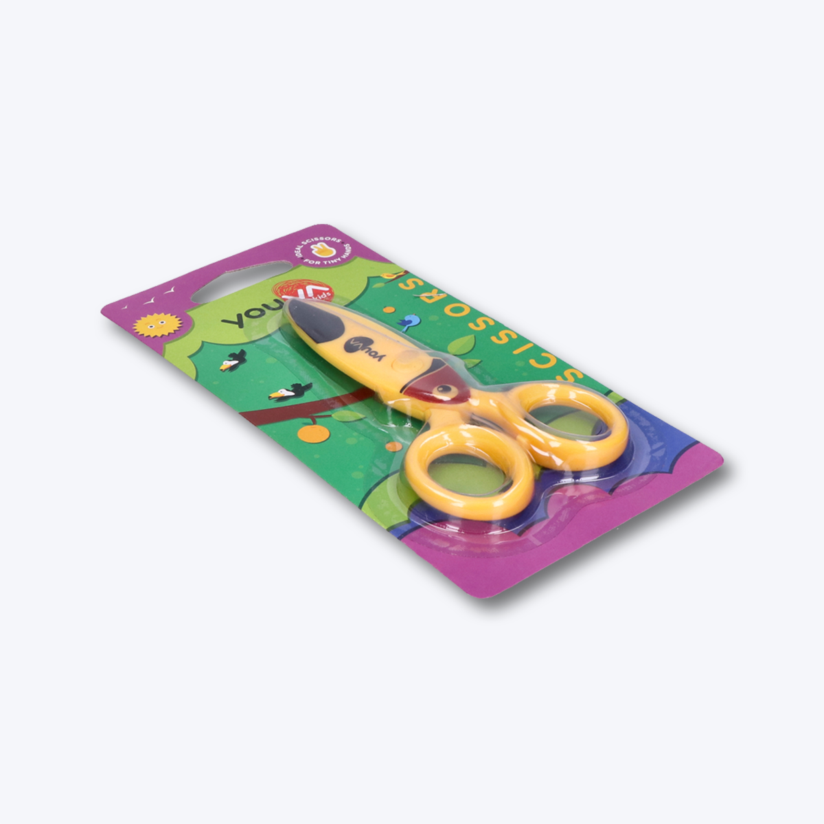 Navneet Youva | Scissors Assorted Shapes - Age group 6-9 years | Safe for kids | Pack of 1 | 3 Shapes - Crocodile, Acua Whale, Toucan