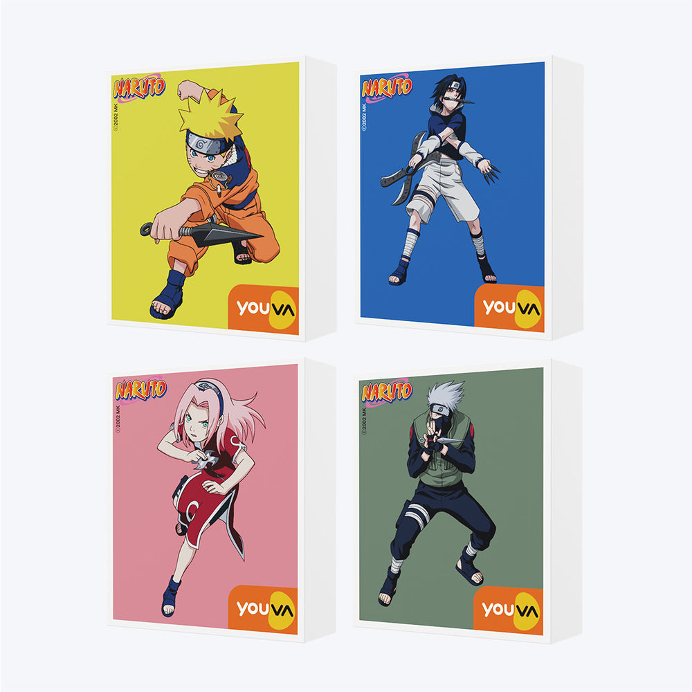 Youva NARUTO Erasers| Pack of 20| For Students by Navneet