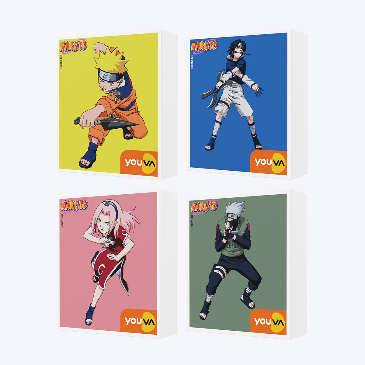 Youva NARUTO Erasers| Pack of 20| For Students by Navneet