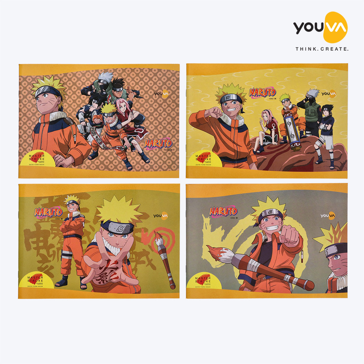 Youva NARUTO Drawing Book| 36 Pages | 21 X 29.7 cm| For Students by Navneet
