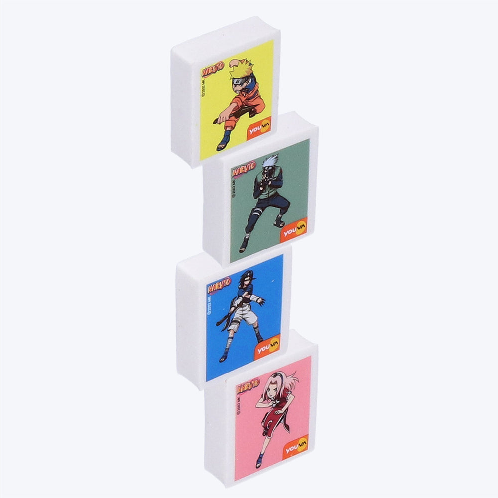 Youva NARUTO Erasers| Pack of 20| For Students by Navneet
