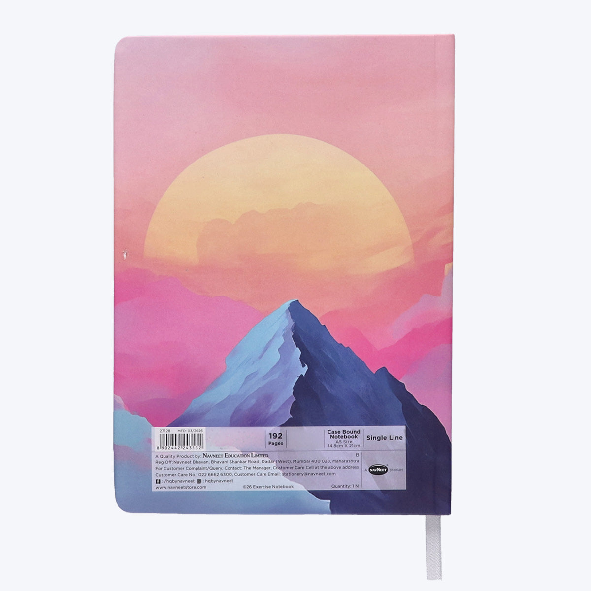 Discovering Me Journal |Case Bound Note Book| Single Line 192 Pages |A5 Size 14.8 cm x 21 cm| For Students by Navneet
