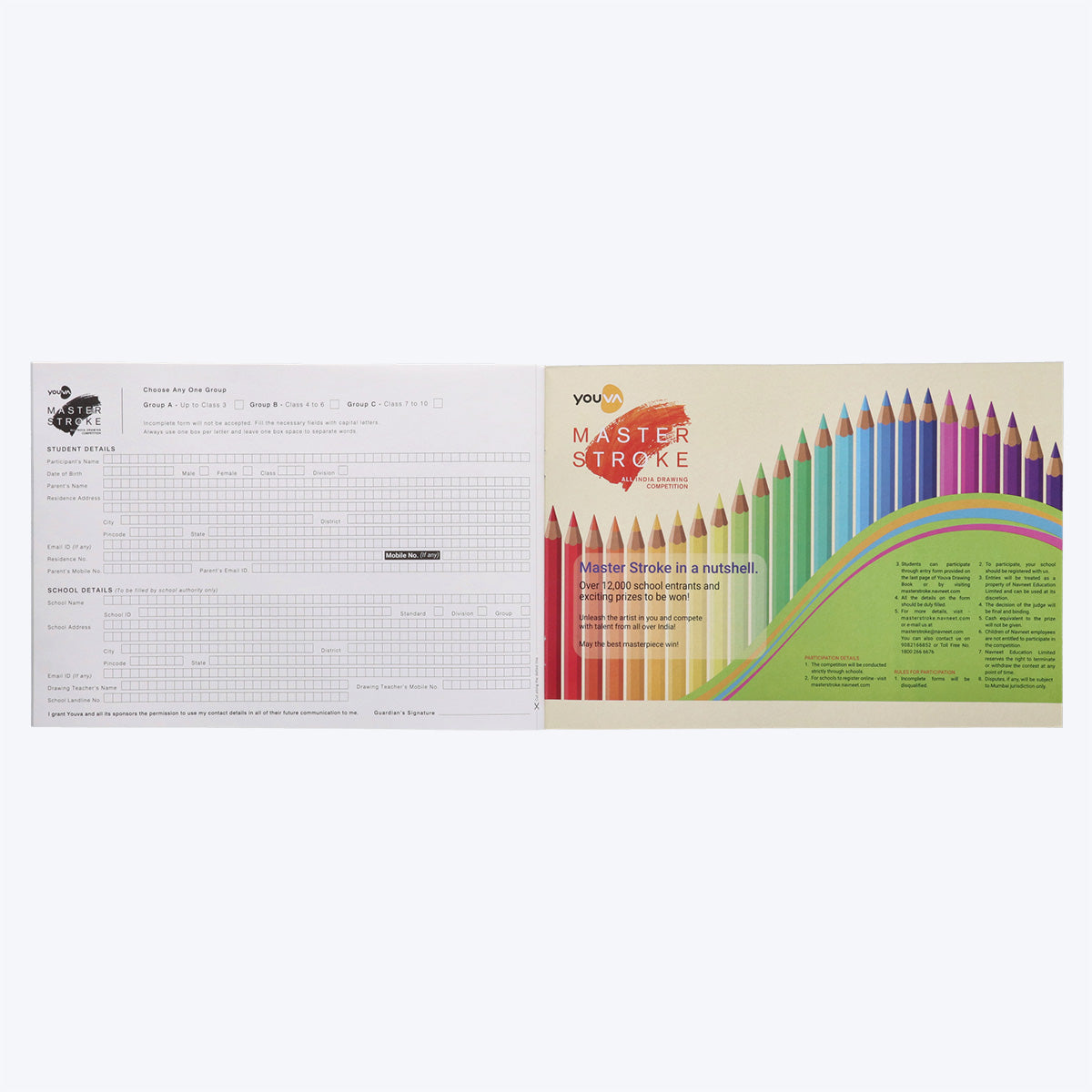Youva NARUTO Drawing Book| 36 Pages | 21 X 29.7 cm| For Students by Navneet