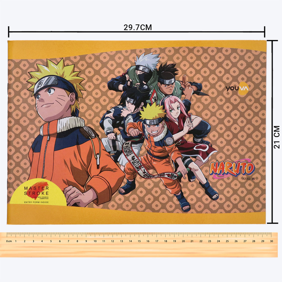 Youva NARUTO Drawing Book| 36 Pages | 21 X 29.7 cm| For Students by Navneet