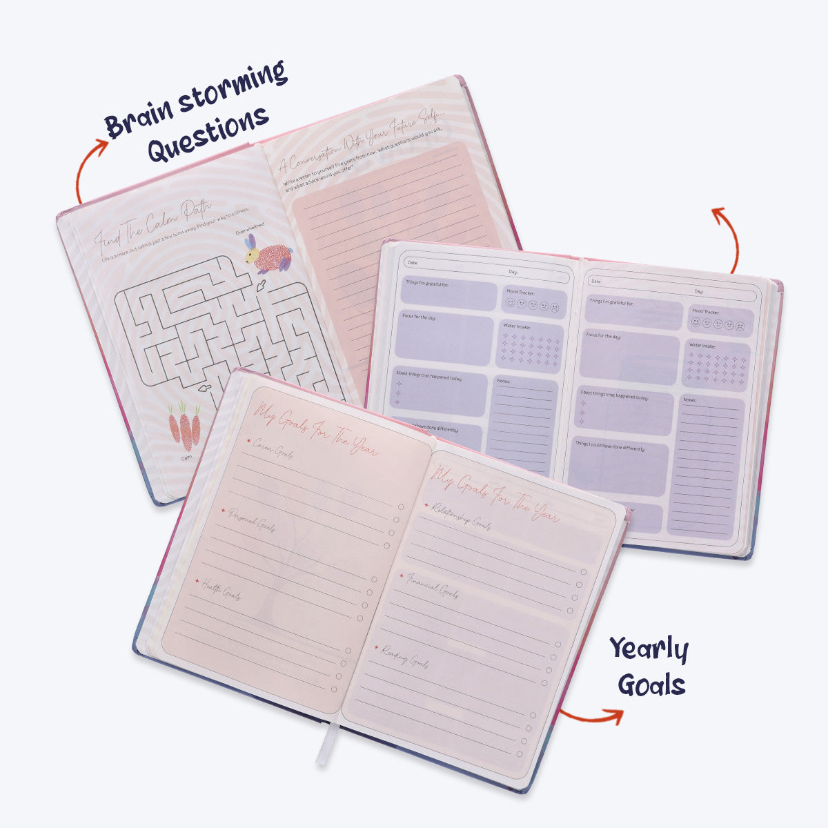 Discovering Me Journal |Case Bound Note Book| Single Line 192 Pages |A5 Size 14.8 cm x 21 cm| For Students by Navneet