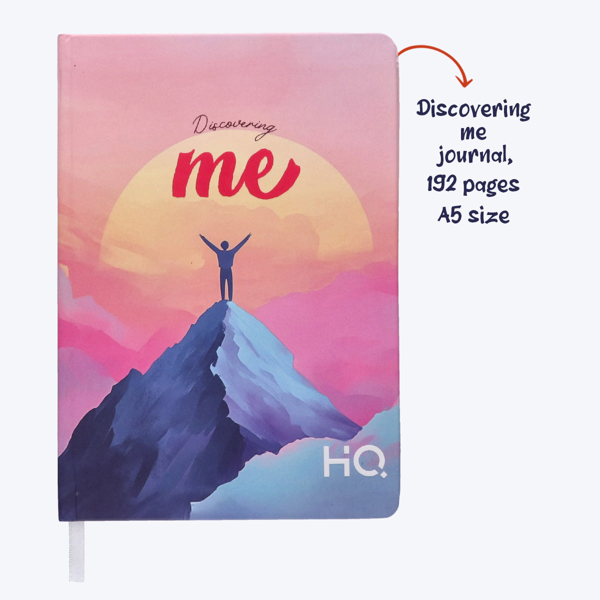 Discovering Me Journal |Case Bound Note Book| Single Line 192 Pages |A5 Size 14.8 cm x 21 cm| For Students by Navneet