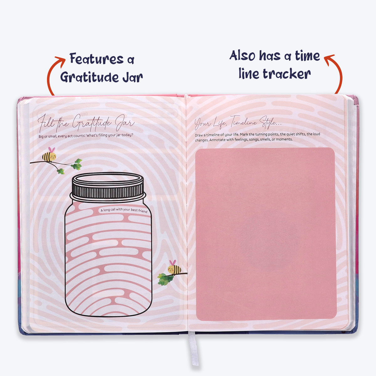Discovering Me Journal |Case Bound Note Book| Single Line 192 Pages |A5 Size 14.8 cm x 21 cm| For Students by Navneet