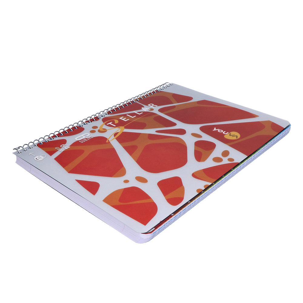 Youva STELLAR Six Sub Long Notebook| Single Line| 300 Pages | A4 Size 21cm x 29.7cm|  For Students by Navneet