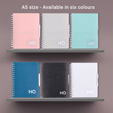 HQ Five Subject Book (A5 Size) Salmon Pink HQ Five Subject Book
