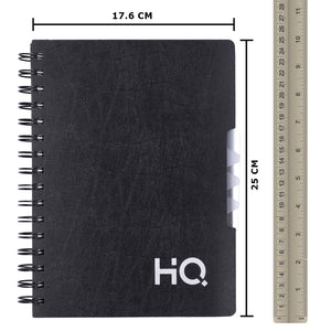 HQ Five Subject Book (B5 Size) Black HQ Five Subject Book ...