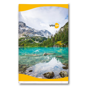 Unruled YOUVA  Long Book – A4 Size (Spiral) Trendy Series Pack Of 2